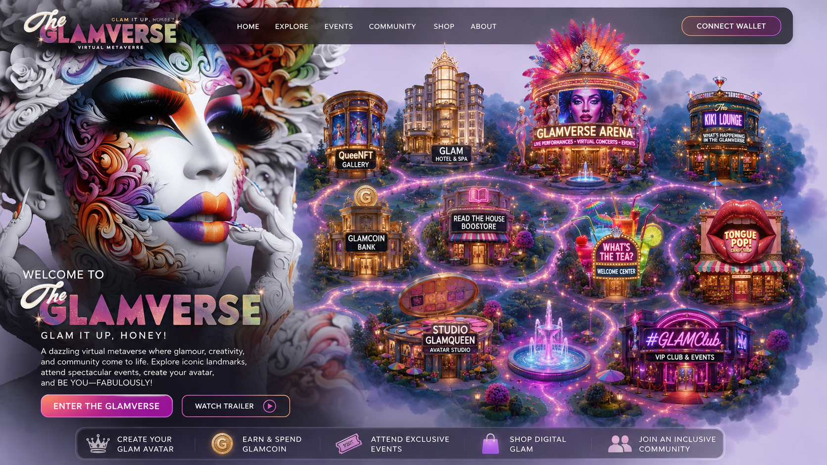 The Glamverse Virtual Metaverse — Coming Soon